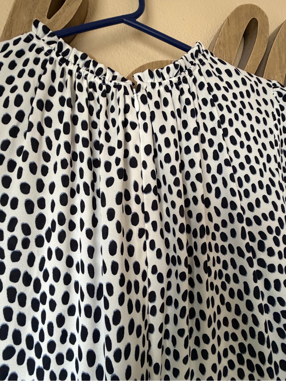 J. Crew White Dress with Black Dot Print - Picture 6 of 6